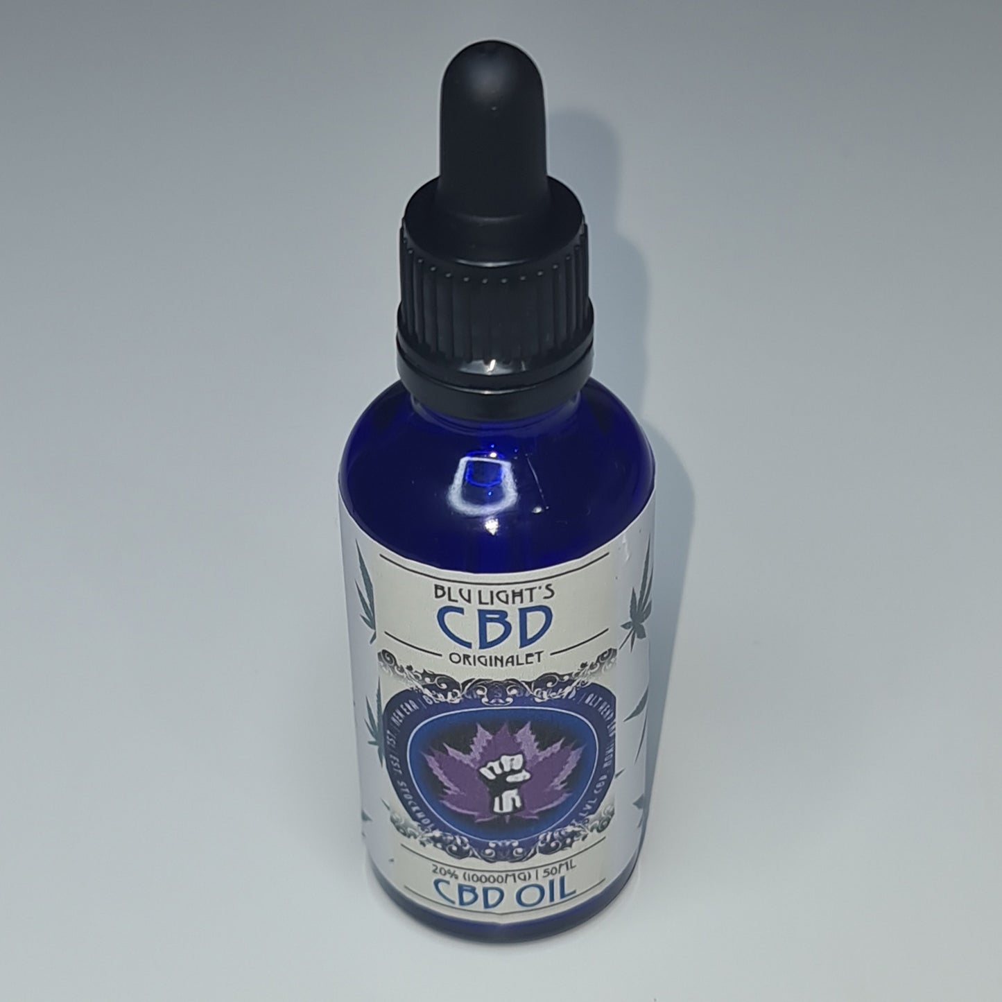 CBD OLJA 20% - 2.000mg/10.000mg CBD - Blu Light's CBD